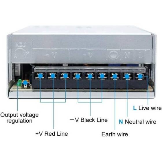 High Quality Power Supply 400W 12V 33A With Fan - 4