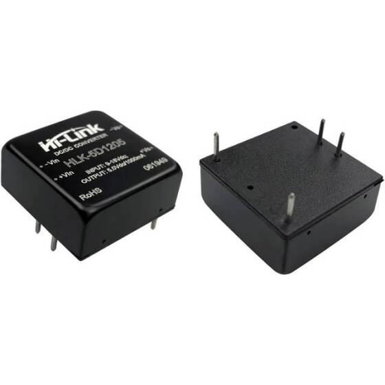 HLK-5D1205 DC-DC 9-18V To 5V Power Supply Module (New Model: VRB1205YMD-5WR3) - 1