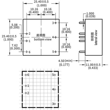 HLK-5D1205 DC-DC 9-18V To 5V Power Supply Module (New Model: VRB1205YMD-5WR3) - 2