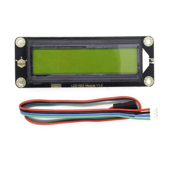 I2C 2x16 Arduino LCD Display Module (Green) Gravity - 1