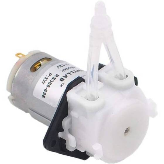 INTLLAB 12V Liquid Pump ID:1mm-OD:3mm- 2-17 mL/Min. - 1