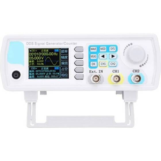 JDS-6600 30MHz Dual-Channel Fully CNC DDS Arbitrary Wave Function Signal Generator Pulse Signal Source Frequency Meter EU Plug - 1