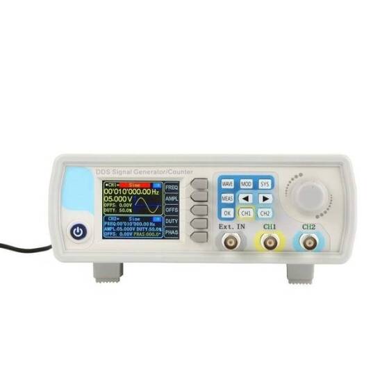 JDS-6600.50MHz Dual-Channel Fully CNC DDS Arbitrary Wave Function Signal Generator Pulse Signal Source Frequency Meter EU Plug - 1