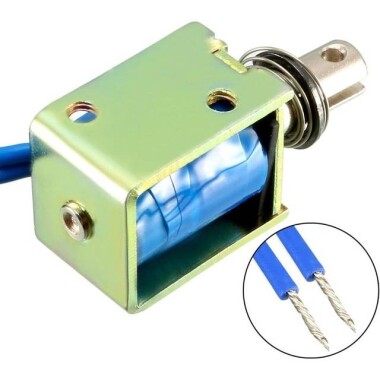 JF-0520 DC12V 4N 10mm Frame Type Electromagnet Lock - 3