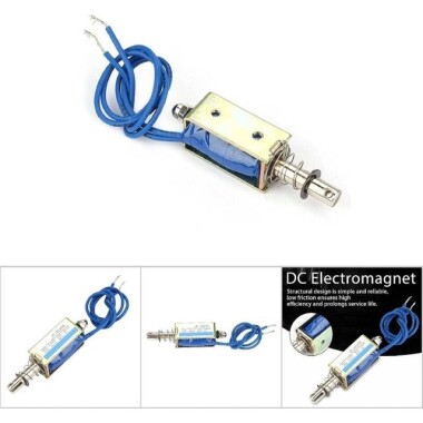 JF-0530 DC6V 5N 10mm Frame Type Electromagnet Lock - 2