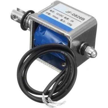 JF-0826B DC12V 20N 10mm Permeable Electromagnet Lock - 4