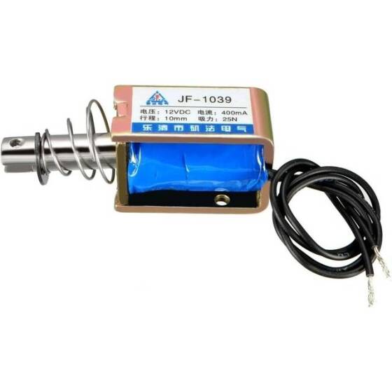 JF-1039 DC12V 25N 10mm Frame Type Electromagnet Lock - 5