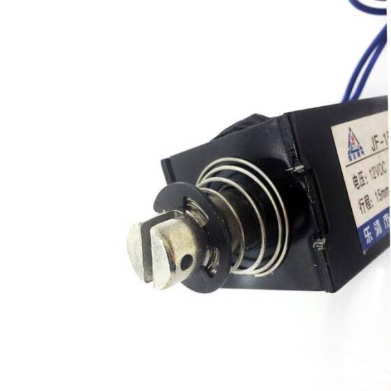 JF-1578B DC12V 5KG 25mm Push-Pull Permeable Electromagnet Lock - 4