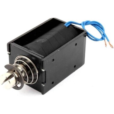 JF-1578B DC24V 5KG 30mm Push-Pull Permeable Electromagnet Lock - 2