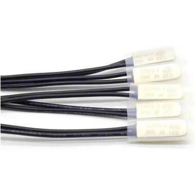KSD9700/BK05-BB1D 5A 250V Metallic Shell Temperature Control Switch - 120C Normally Closed - 2