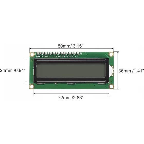 LCD1602 Gray Backlight 5V - 3