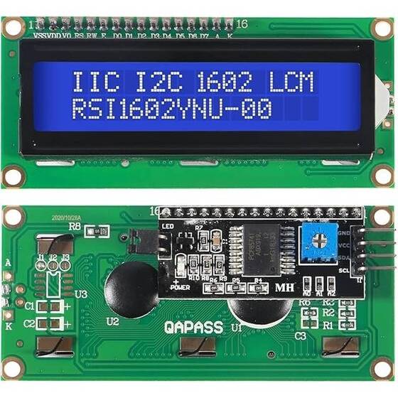 LCD1602 IIC/I2C Blue Backlight - 3