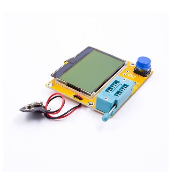 LCR-T4 Electronic Component Tester Battery Button - Transistor Tester - Graphical Resistor - Capacitor ESR - Transistor - 1
