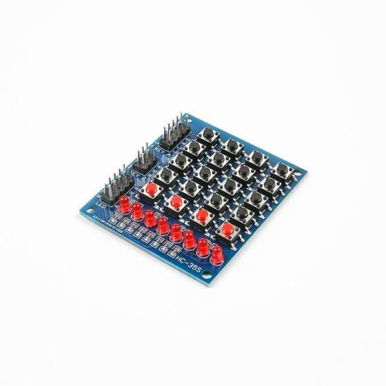 LED Scroller Matrix keyboard - 6
