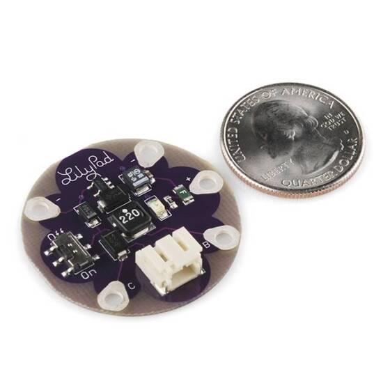 Lilypad LiPower Power Supply Battery Boost Module - 4