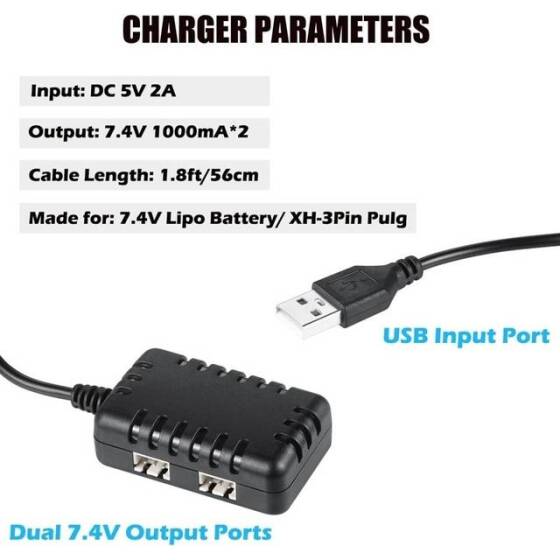 Lion 5200MAH 2S 7.4V 35C High Power High Quality Model Airplane LIPO Battery XT60 Female - 4