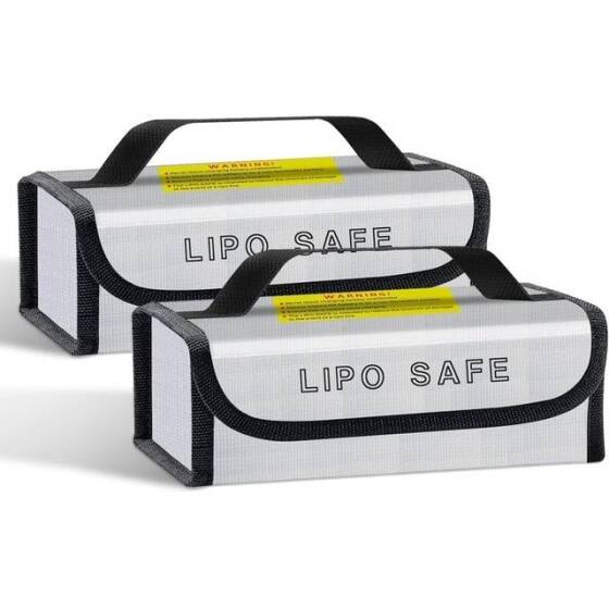 Lithium Battery Explosion-Proof Bag/Protection Bag Size: 185x75x60mm - 1