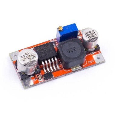 LM2596s Lm2596hvs DC-DC Step-Down Power Supply Module 3A Adjustable Step-Down Module LM2596 Voltage Regulator 24V 12V 5V 3V (Color : Lm2596hvs) (Color : Red Lm2596) - 4