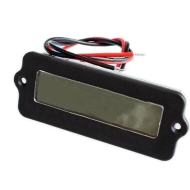 LY6W Exterior With a Shell 12V 24V LCD Lithium Battery Lead Acid Power Monitor Detector Remaining Capacity Blue Color - 3