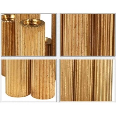 M2 15mm Round Double Pass Monitoring Security Columns Camera Stud - 4