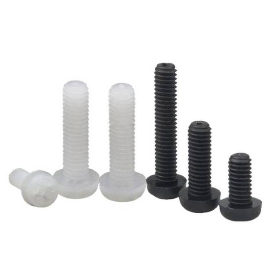 M2-5x16 Black Plastic Nylon Pan Head Phillips Screw - 2
