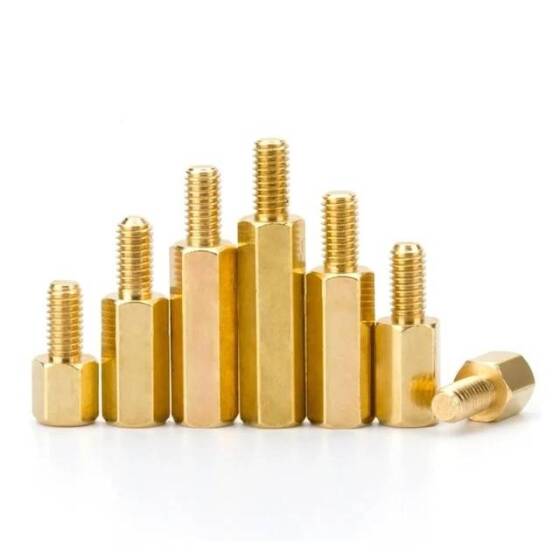 M2.5 4mm Female-Male Spacer (Standoff) Hexagon Copper Stud-M2.5 4mmFemale + 6mm Male - 1