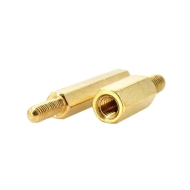 M2.5 9mm Female-Male Spacer (Standoff) Hexagon Copper Stud-M2.5 9mmFemale + 4mm Male - 5