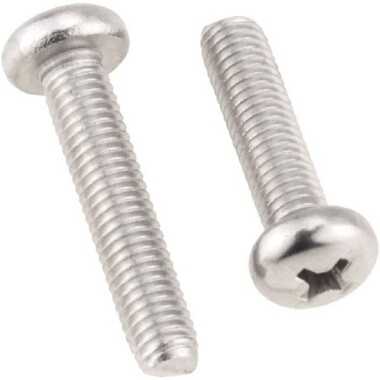 M2x6 304 Stainless Steel Cross Recessed Pan Head Screws Phillips Screws - 3