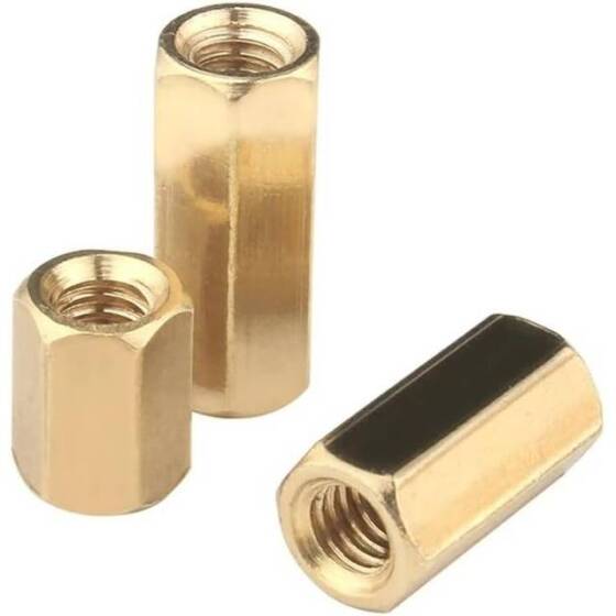 M3 30mm Female-Female Spacer (Standoff) Hexagon Copper Stud - 4