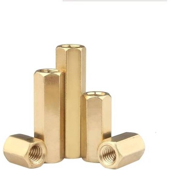 M3 40mm Female-Female Spacer (Standoff) Hexagon Copper Stud - 2