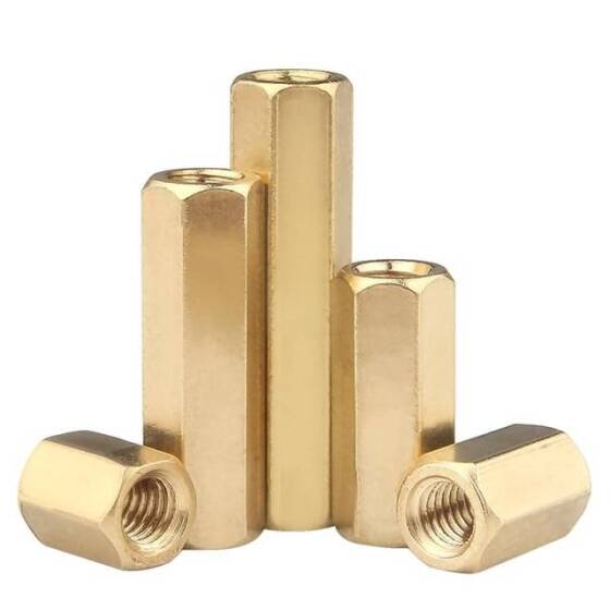 M3 65mm Female-Female Spacer (Standoff) Hexagon Copper Stud - 2