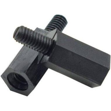 M3x10+6mm Black Nylon standoff - 4