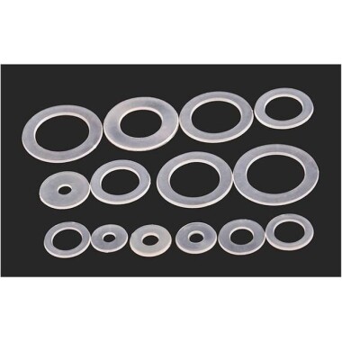 M3x10x1mm Black Nylon Flat Washer - 3