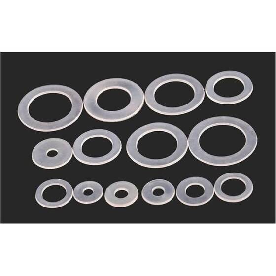 M3x10x1mm Black Nylon Flat Washer - 3