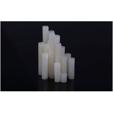 M3x5mm White Nylon Double Pass Hexagonal Column Isolation Column - 2