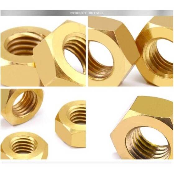M6 Hexagonal Copper Nut - 5