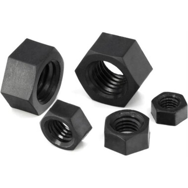 M8 White Hexagonal Nylon Nut - 3