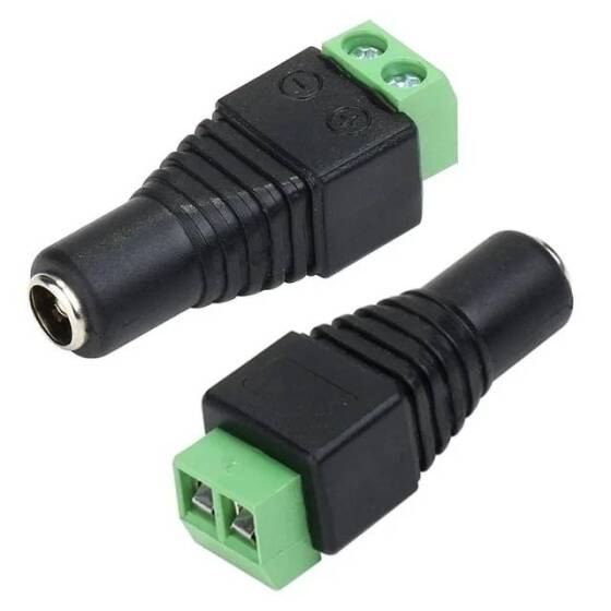 Male 2.1x5.5mm For DC Power Jack Adapter Connector Plug For CCTV Camera - 4