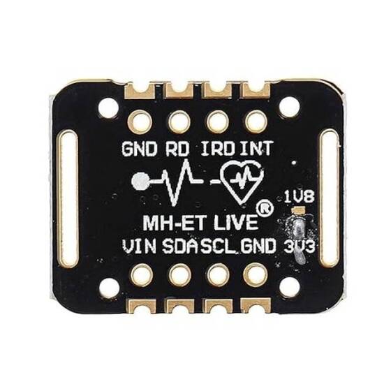 MAX30102 Heart Rate And Pulse Oximeter Sensor Module - Black - 3