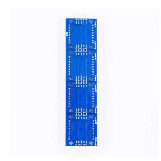 MAX7219 Dot Matrix Module Microcontroller Module 4 in 1 Display Red Light - 10