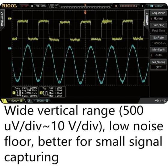 MCH DS-2300CA 300MHz Color Display 1GSa/s Sampling 2 Channel Digital Oscilloscope US Plug - 2