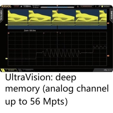 MCH DS-2300CA 300MHz Color Display 1GSa/s Sampling 2 Channel Digital Oscilloscope US Plug - 3