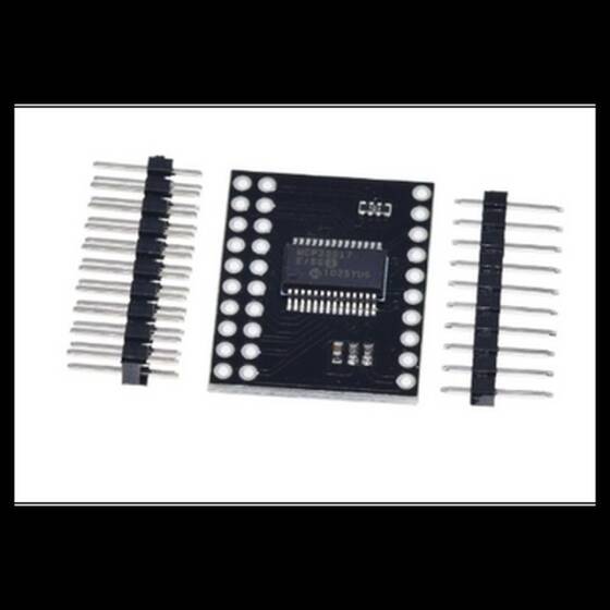 MCP23017 Serial Interface Module I2C SPI Bidirectional 16-Bit I/O Expander - 1