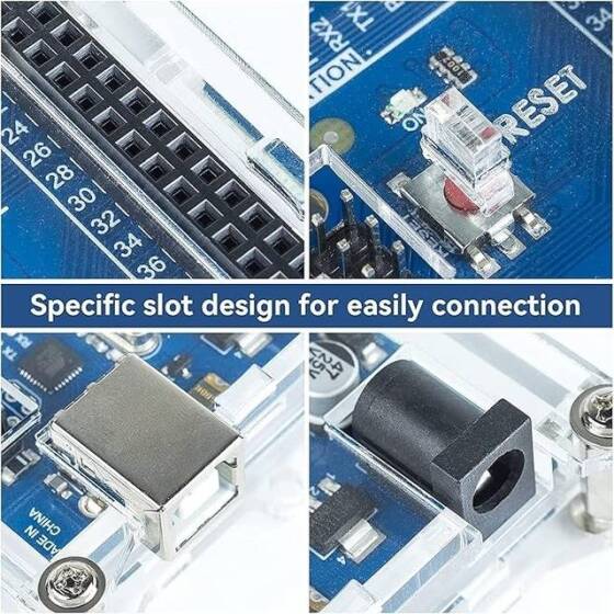 MEGA 2560 R3 Acrylic Case with Sticker and Instruction improved version - 4