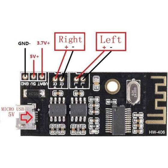 MH-M38 Wireless Bluetooth Audio Receiver Board Module BLT 4.2 MP3 Lossless Decode With Cable - 8
