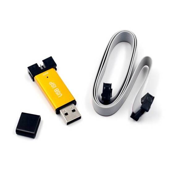 Mini USBISP USBASP Programmer Aluminum for 51 Single Chip AVR WIN7 64 - 3