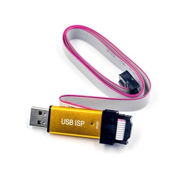 Mini USBISP USBASP Programmer Aluminum for 51 Single Chip AVR WIN7 64 - 4