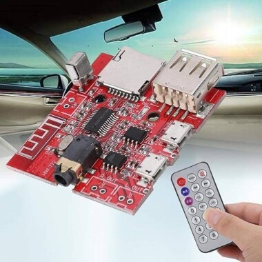 MP3 Bluetooth 4.1 Decoding Module Audio Frequency Receiving Board With Remote Control - With Battery - 3