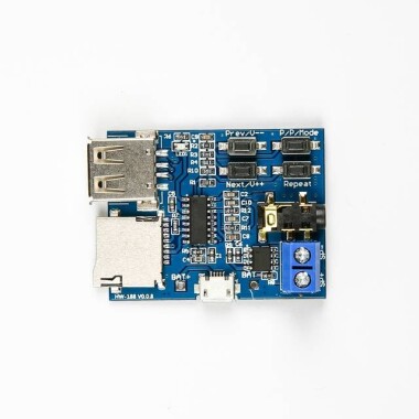 MP3 Nondestructive Decoding Board With Self-Powered TF Card U Dist Decoded Player - 2