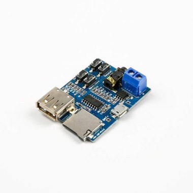 MP3 Nondestructive Decoding Board With Self-Powered TF Card U Dist Decoded Player - 4